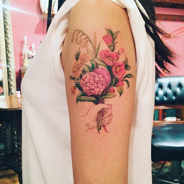 Blumen Tattoo 123
