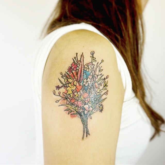 Blumen Tattoo 25