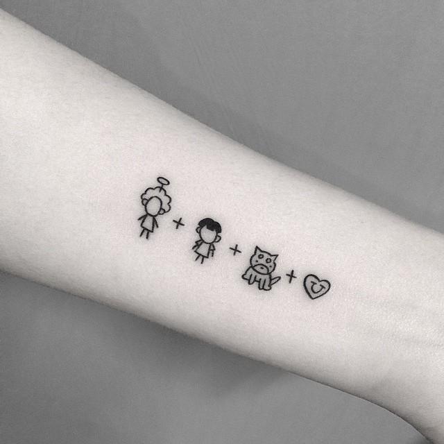 Mit diesen 85 Tattoos kannst du die Liebe zu deiner Familie symbolisieren