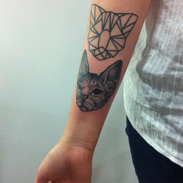 Katze Tattoo 05