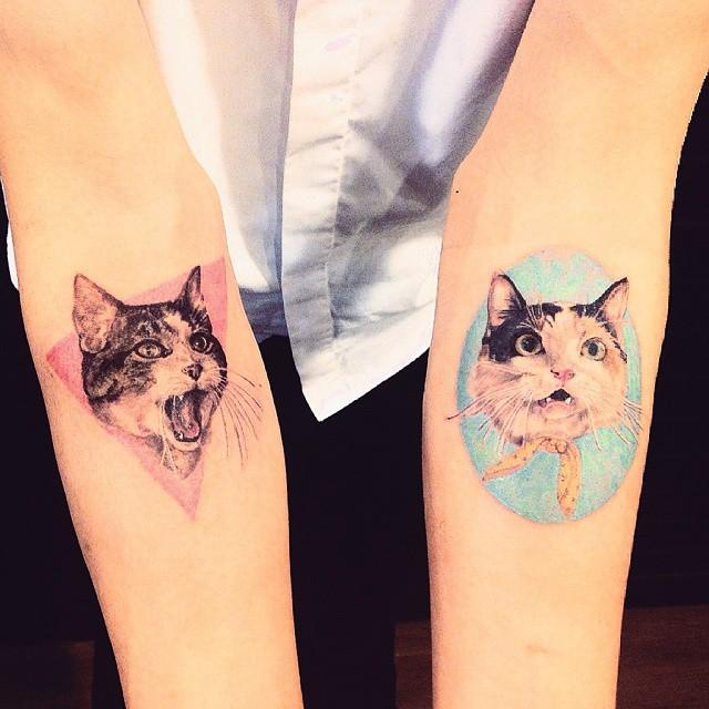 Katze Tattoo 07