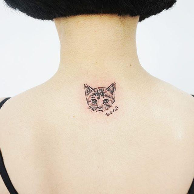 Katze Tattoo 113