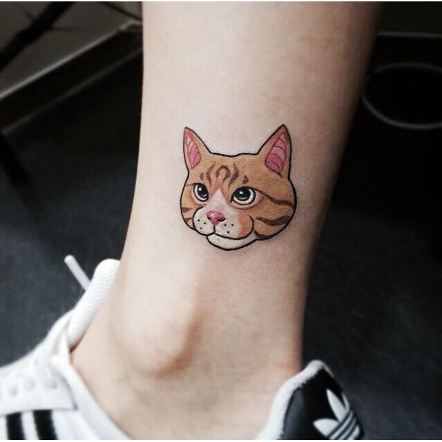 Katze Tattoo 117