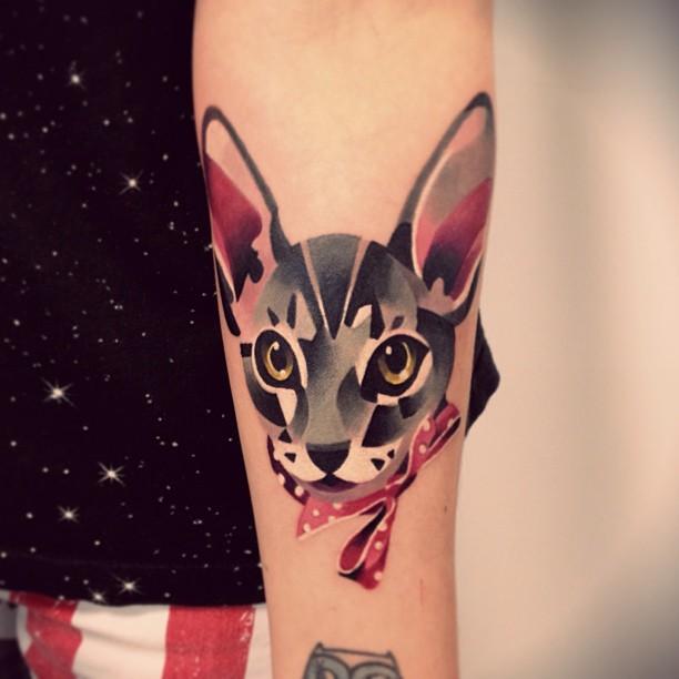 Katze Tattoo 139