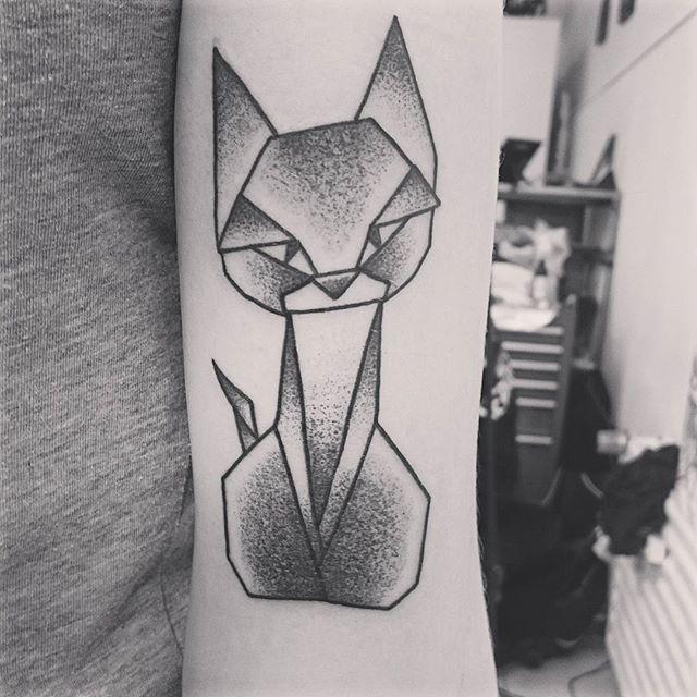 Katze Tattoo 15