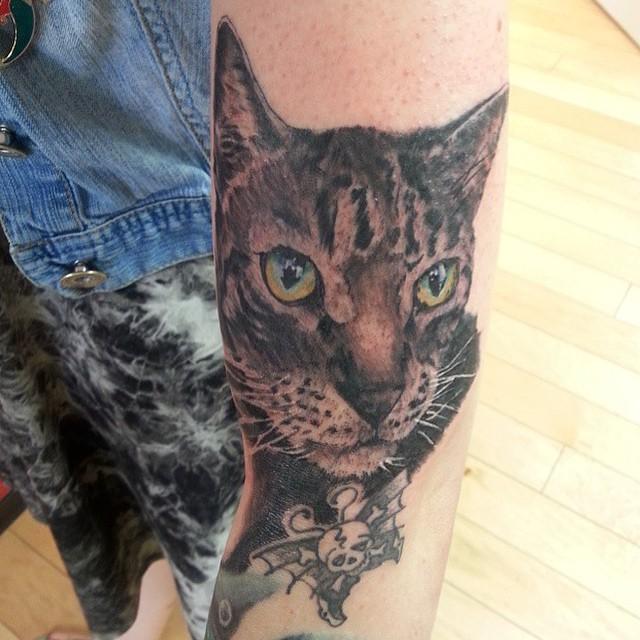 Katze Tattoo 153