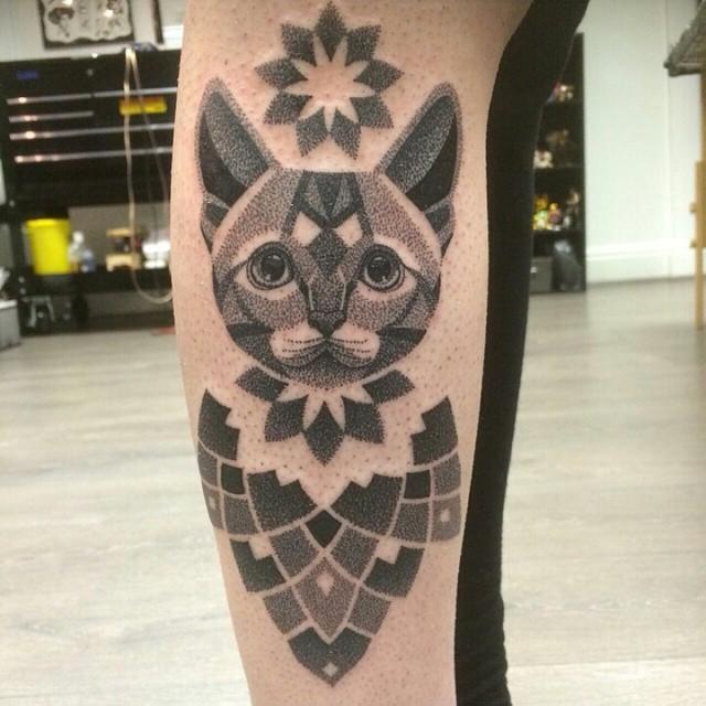 Katze Tattoo 29