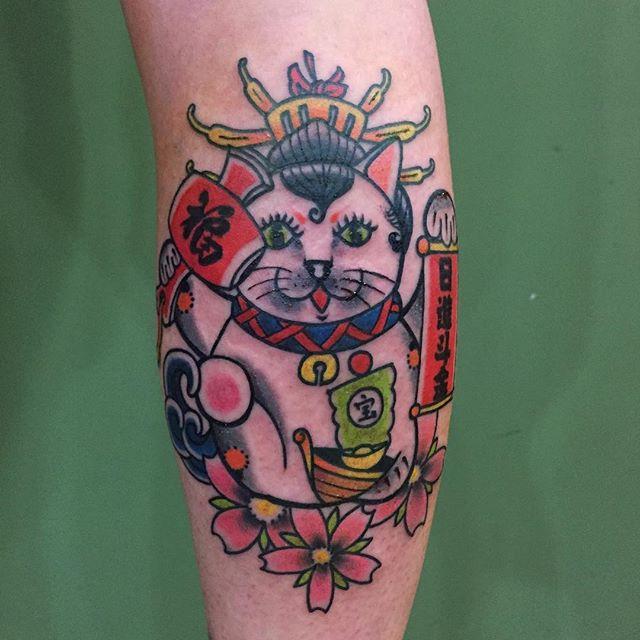 Katze Tattoo 49