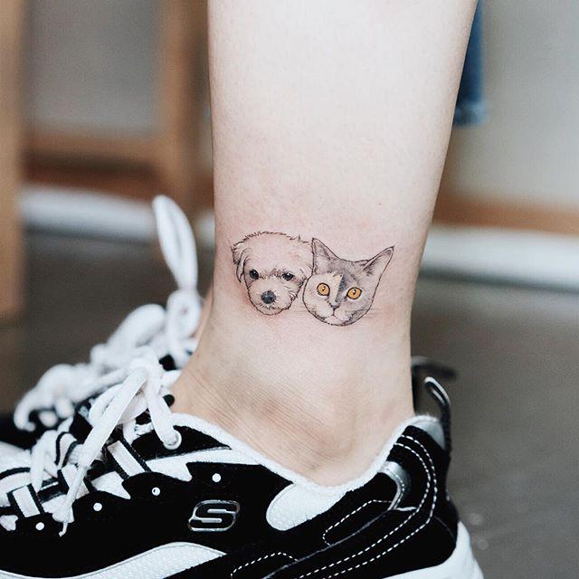 Katze Tattoo 91