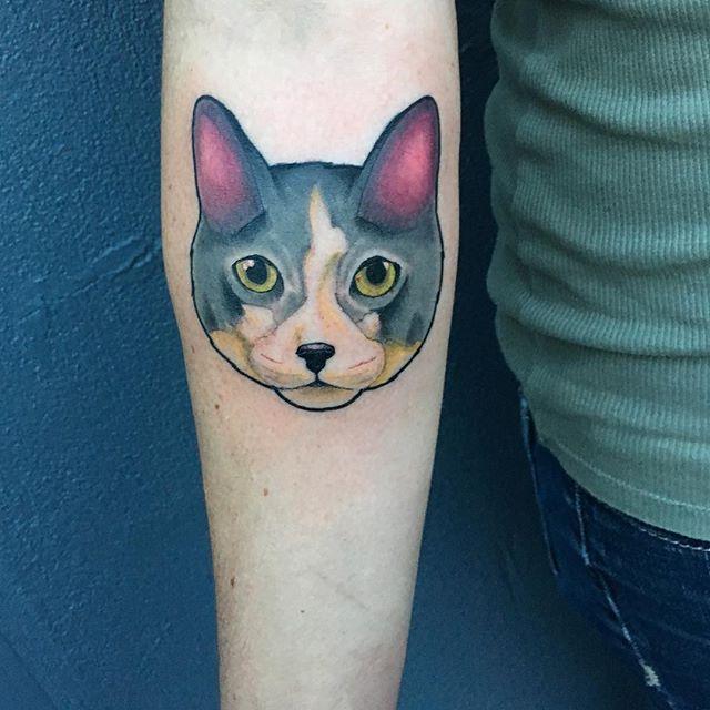 Katze Tattoo 93