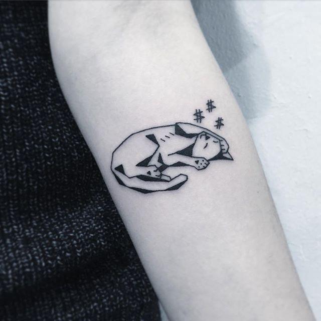 Katze Tattoo 97