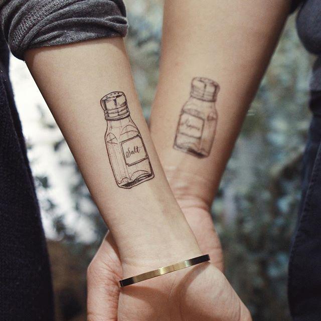 Galerie mit 90 Tattoos für Pärchen