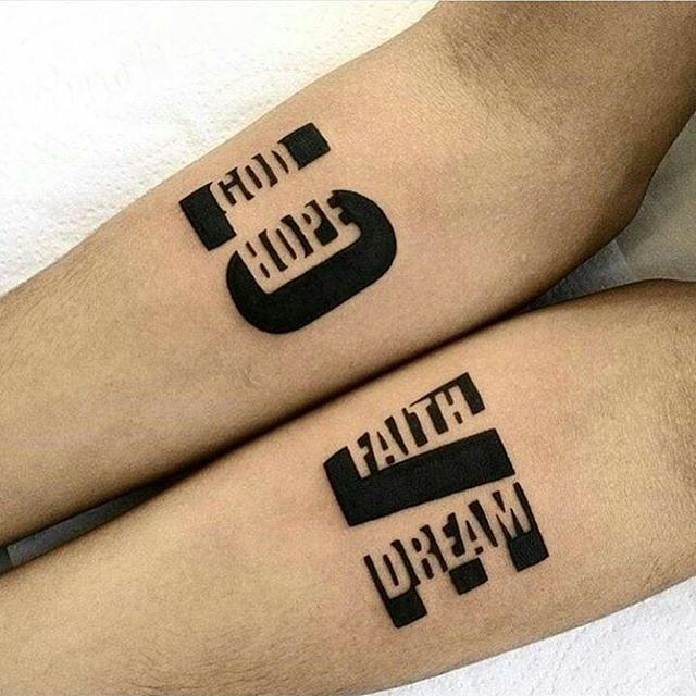 Galerie mit 90 Tattoos für Pärchen