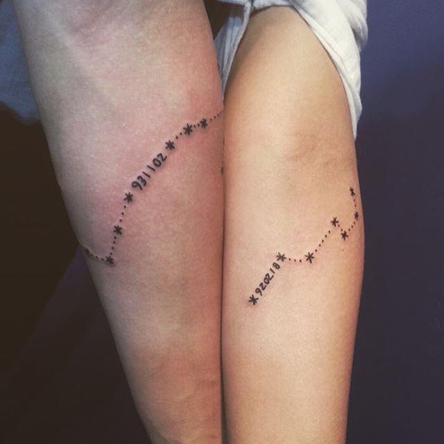 Galerie mit 90 Tattoos für Pärchen