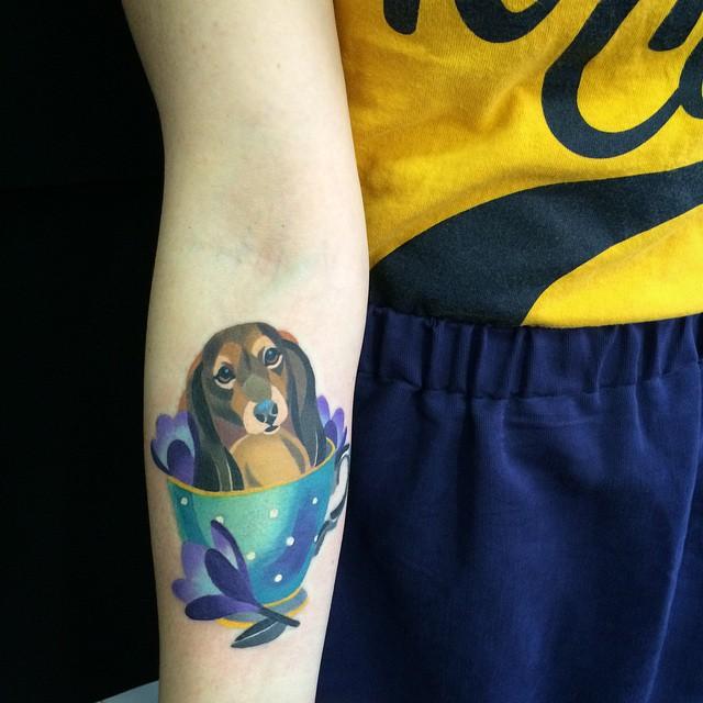 hund tattoo 91