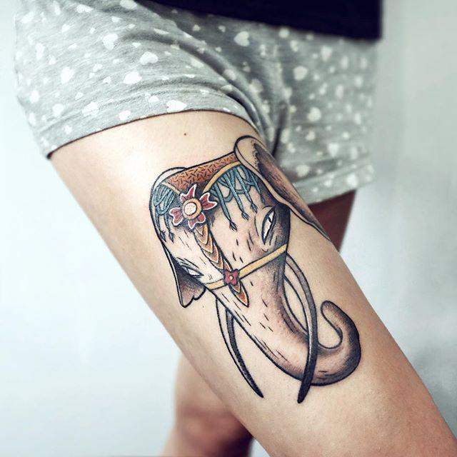 Elefant Tattoo 83