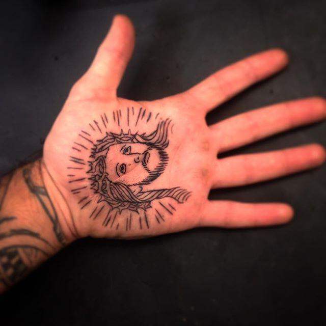 Jesus von Nazaret Tattoo 03
