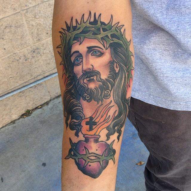 Jesus von Nazaret Tattoo 05