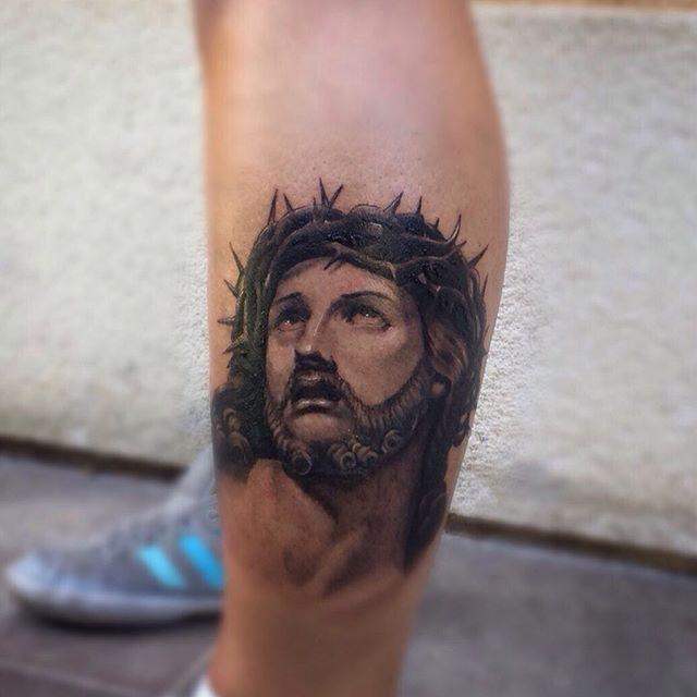 Jesus von Nazaret Tattoo 07