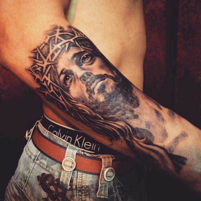 Jesus von Nazaret Tattoo 123