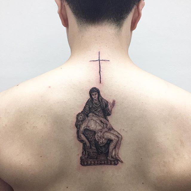Jungfrau Maria Tattoo 11