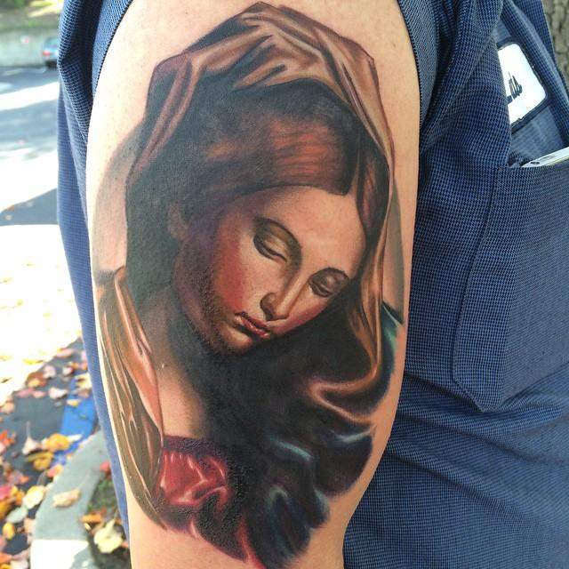 Jungfrau Maria Tattoo 41