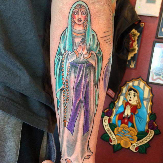 Jungfrau Maria Tattoo 47
