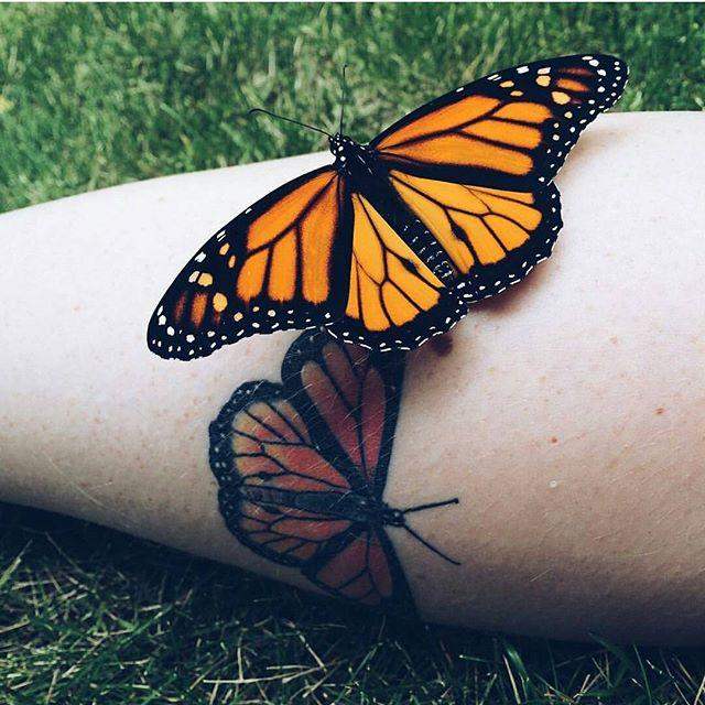 Schmetterling Tattoo 07