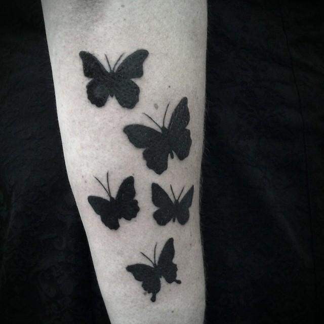 Schmetterling Tattoo 125