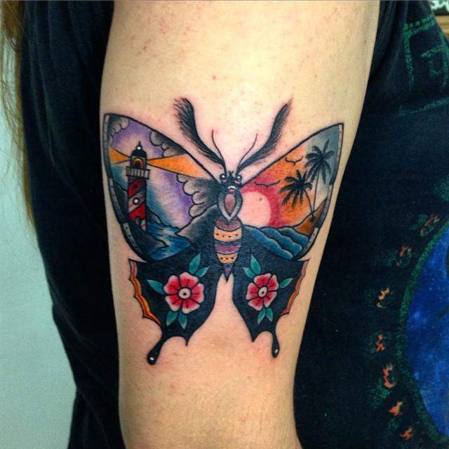 Schmetterling Tattoo 21