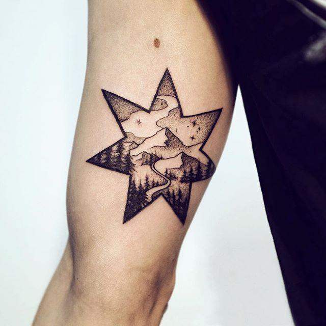 Sternen Tattoo 45