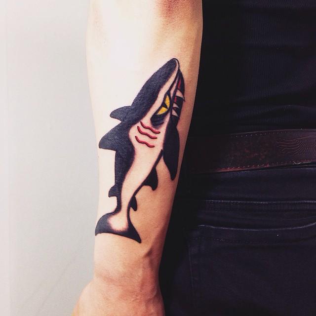 Bildergalerie von 65 Haifisch-Tattoos