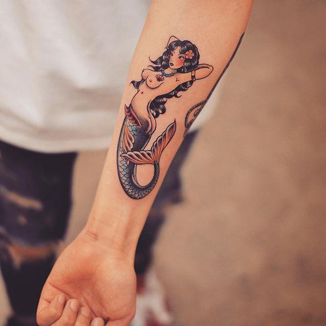Meerjungfrau Tattoo 03