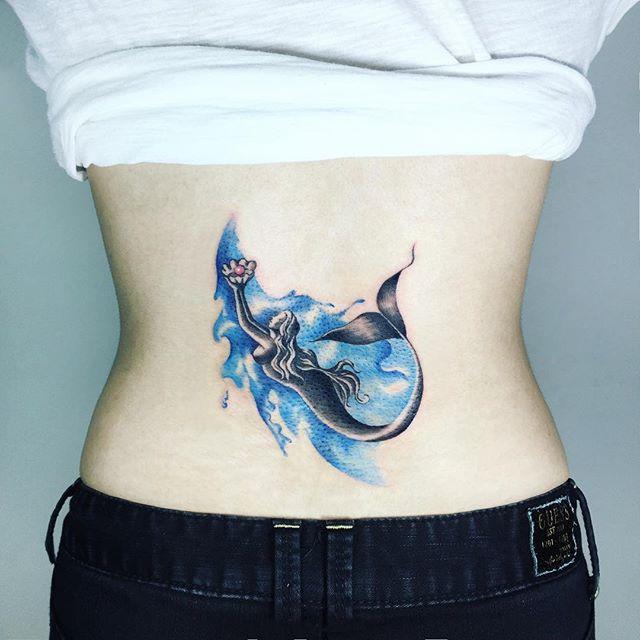 Meerjungfrau Tattoo 09