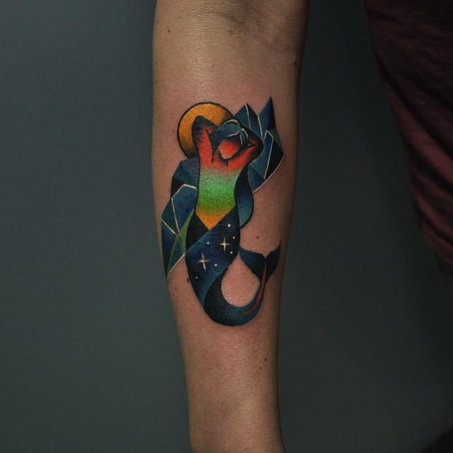 Meerjungfrau Tattoo 103