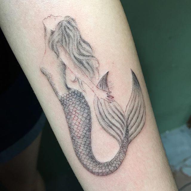 Meerjungfrau Tattoo 105