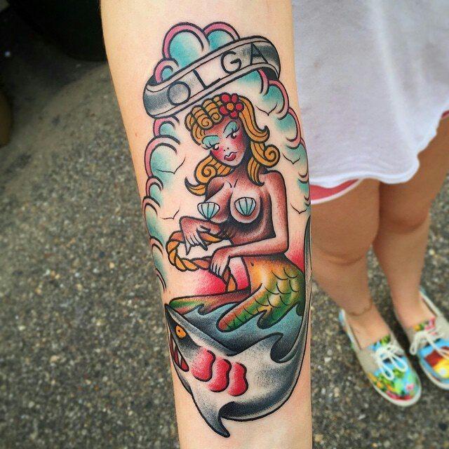 Meerjungfrau Tattoo 11