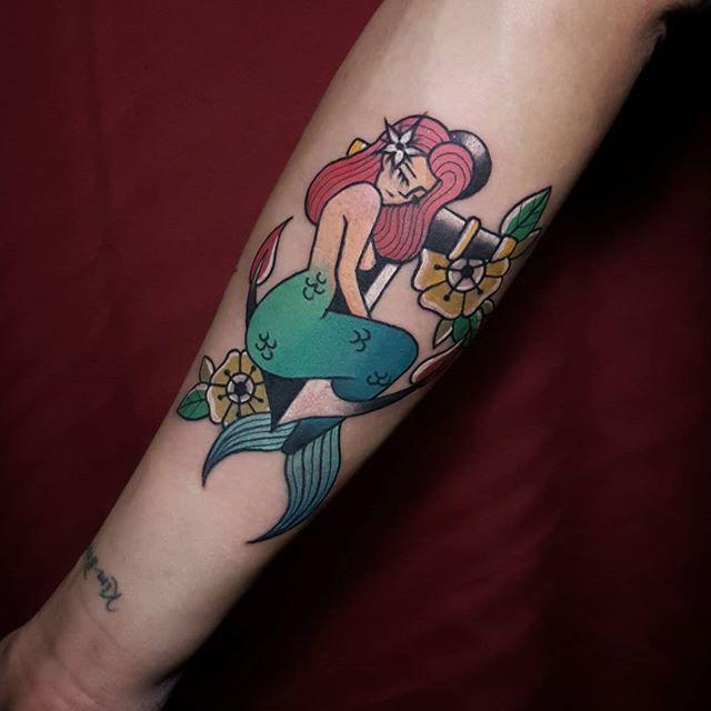 Meerjungfrau Tattoo 113