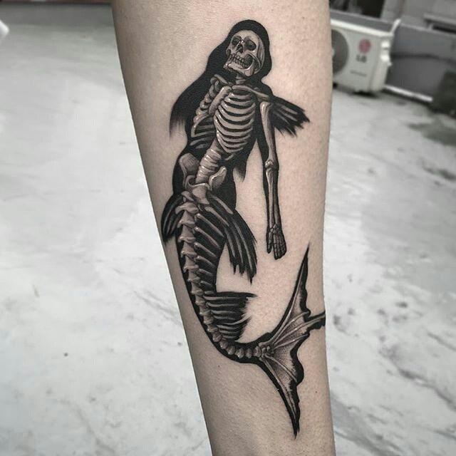 Meerjungfrau Tattoo 121