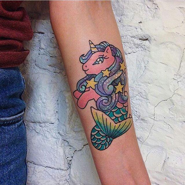 Meerjungfrau Tattoo 125