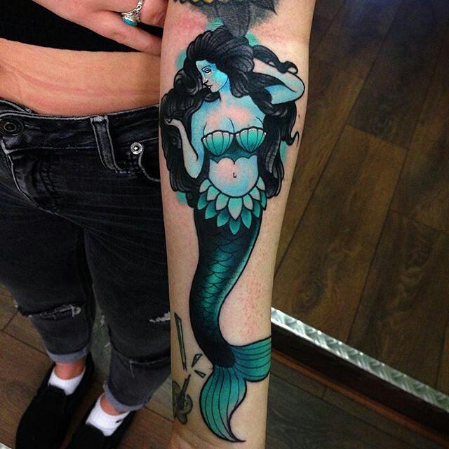 Meerjungfrau Tattoo 25