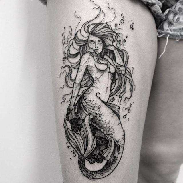 Meerjungfrau Tattoo 33