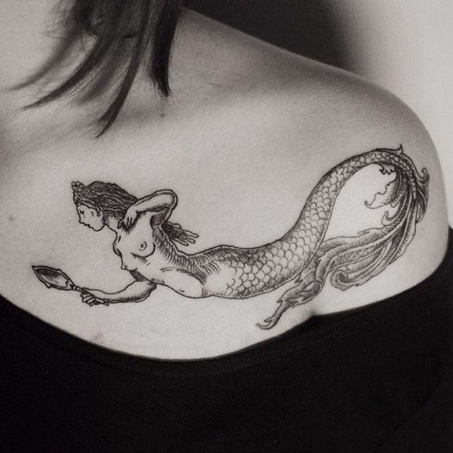 Meerjungfrau Tattoo 35