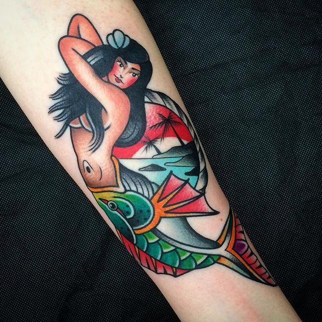 Meerjungfrau Tattoo 49