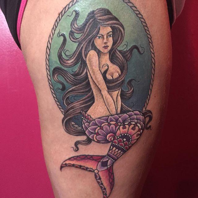 Meerjungfrau Tattoo 55
