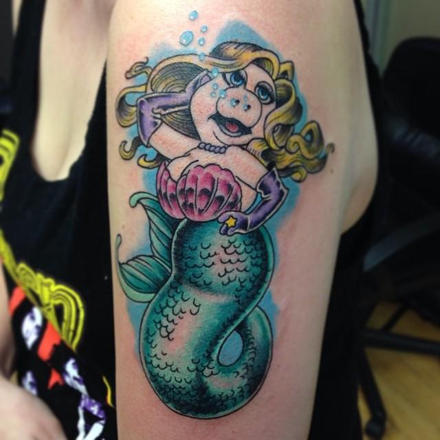 Meerjungfrau Tattoo 87