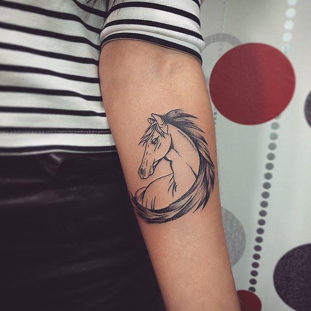 Pferd Tattoo 09