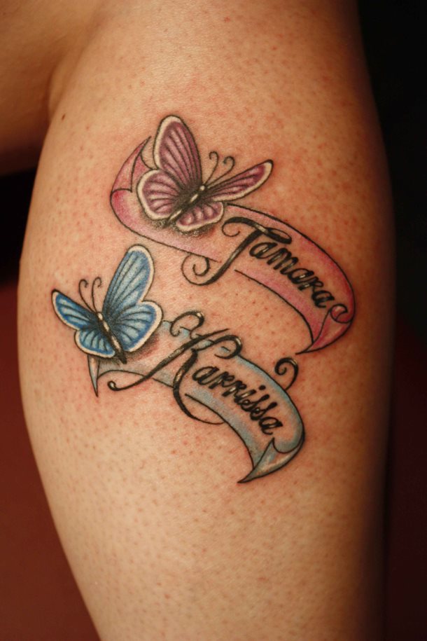 Tattoos mit dem Namen deiner Kinder Nimm sie immer mit