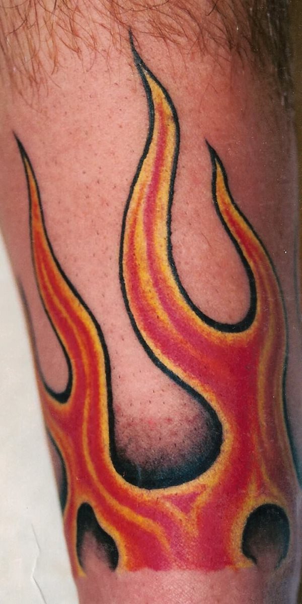 Bildergalerie von 47 Tattoos von Feuer und Flammen