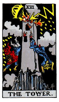 Das Haus Gottes (Der Turm) – Tarotkarte Nr 16 . Bedeutung